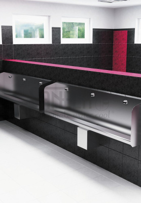 Писсуар желоб автоматический 1800мм SLPN 04CB арт: 91044 Sanela Чехия (фото, схема)