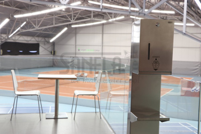 Автоматический дозатор жидкой и гелевой дезинфекции SLZN 59ES арт: 95591 Sanela Чехия (фото, схема)