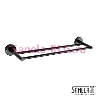 Нержавеющий двойной полотенцедержатель SLZD 11N арт: 62111 Sanela Чехия (фото, схема) Нержавеющий двойной полотенцедержатель SLZD 11N арт: 62111 Sanela Чехия (фото, схема)