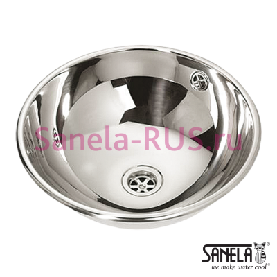 Нержавеющая круглая встраиваемая раковина 360мм SLUN 45 арт: 93450 Sanela Чехия (фото, схема) Нержавеющая круглая встраиваемая раковина 360мм SLUN 45 арт: 93450 Sanela Чехия (фото, схема)
