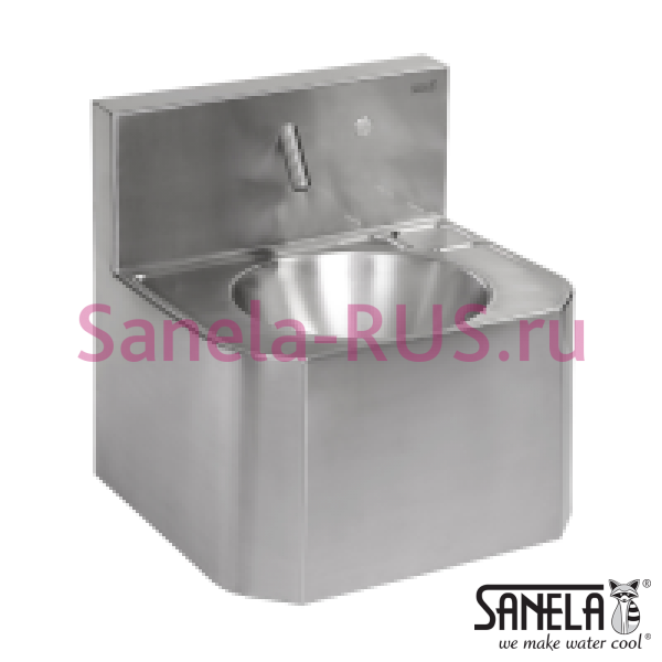 Антивандальная раковина с сенсорным краном пьезо SLUN 72P