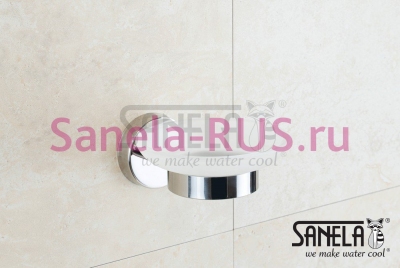Нержавеющая мыльница со стеклом SLZD 13 арт: 62130 Sanela Чехия (фото, схема)