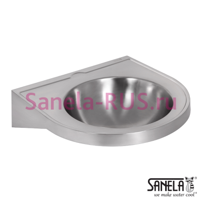 Нержавеющая раковина для инвалидов глянцевая SLUN 47 арт: 93470 Sanela Чехия (фото, схема) Нержавеющая раковина для инвалидов глянцевая SLUN 47 арт: 93470 Sanela Чехия (фото, схема)