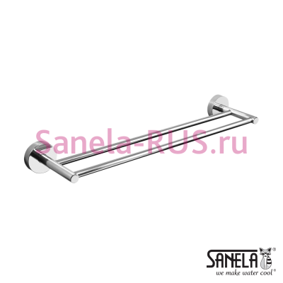 Нержавеющий двойной полотенцедержатель SLZD 11 арт: 62110 Sanela Чехия (фото, схема) Нержавеющий двойной полотенцедержатель SLZD 11 арт: 62110 Sanela Чехия (фото, схема)