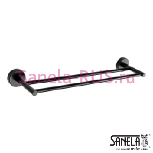 Нержавеющий двойной полотенцедержатель SLZD 10N Нержавеющий двойной полотенцедержатель SLZD 10N