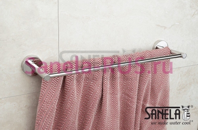 Нержавеющий двойной полотенцедержатель SLZD 10 арт: 62100 Sanela Чехия (фото, схема) Нержавеющий двойной полотенцедержатель SLZD 10 арт: 62100 Sanela Чехия (фото, схема)